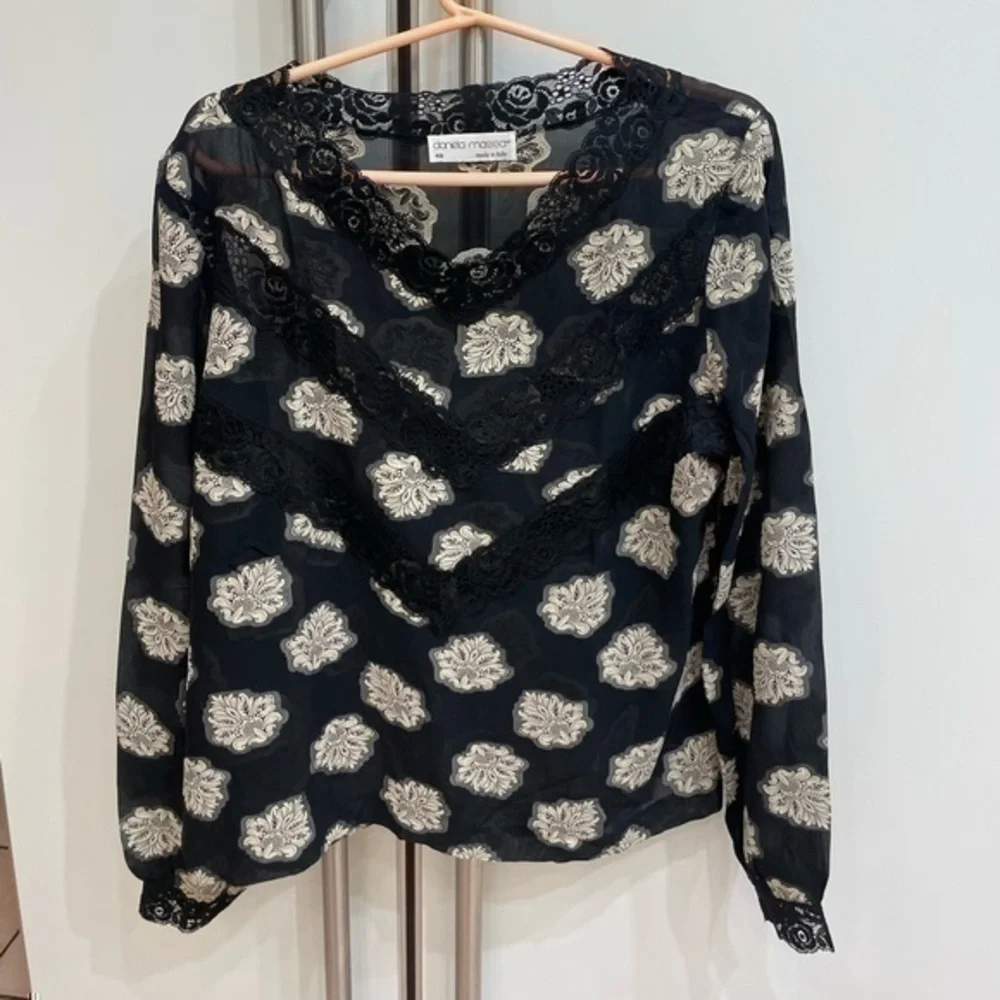 Vintage Blouse Made in Italy Size 48